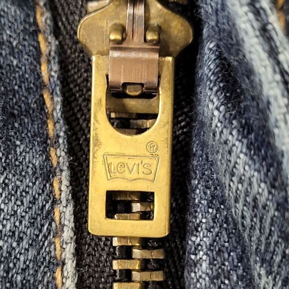 LEVIS 514 Jeans 30x29 (32x30) Faded All-Over Blue - Picture 4 of 16